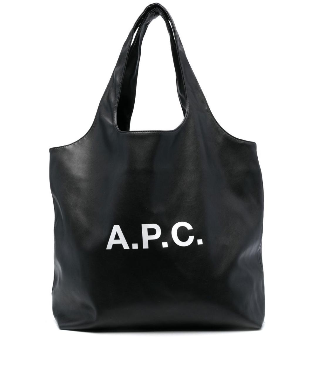A.P.C. Черная сумка тоут, фото 1