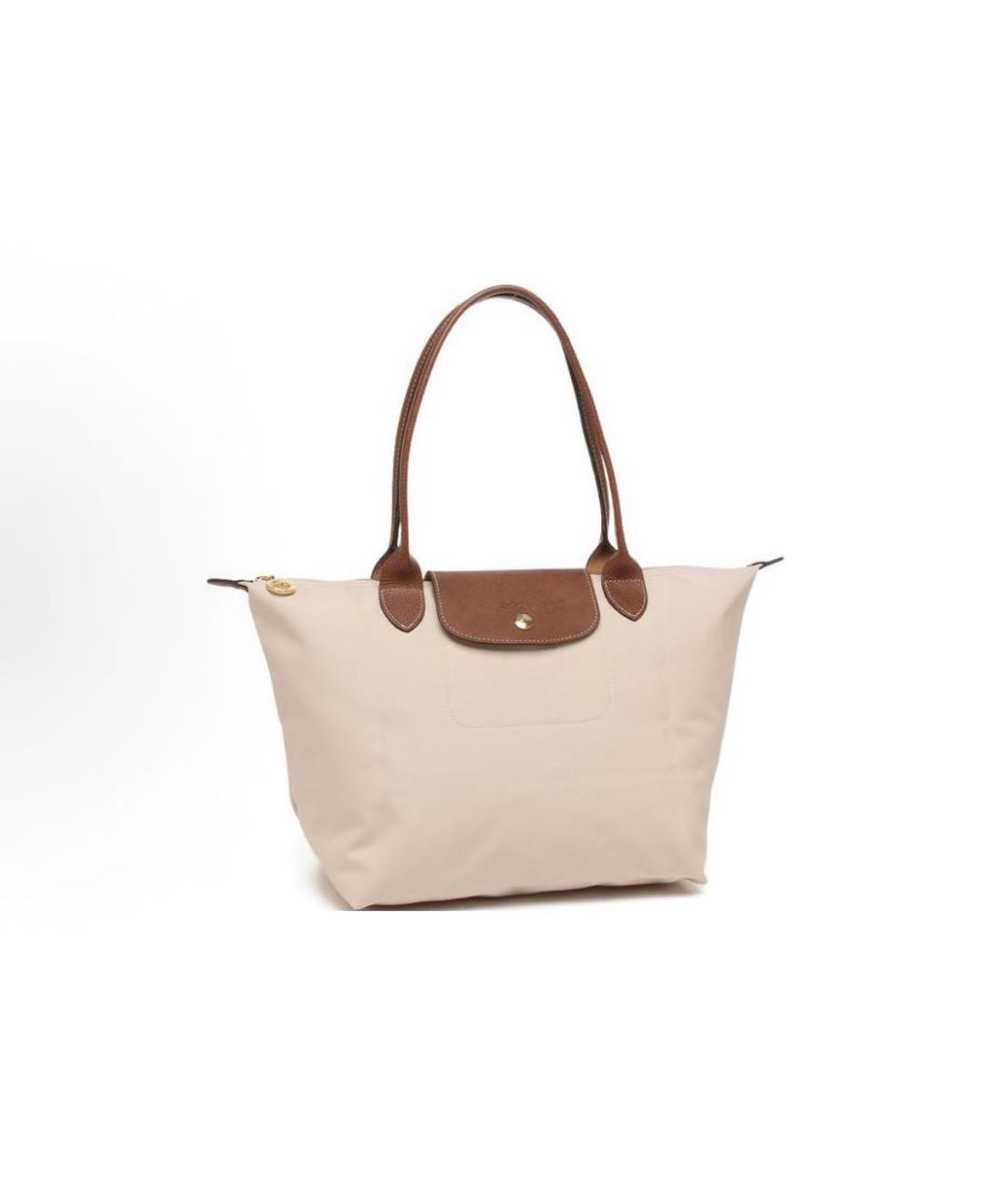 LONGCHAMP Белая сумка тоут, фото 2