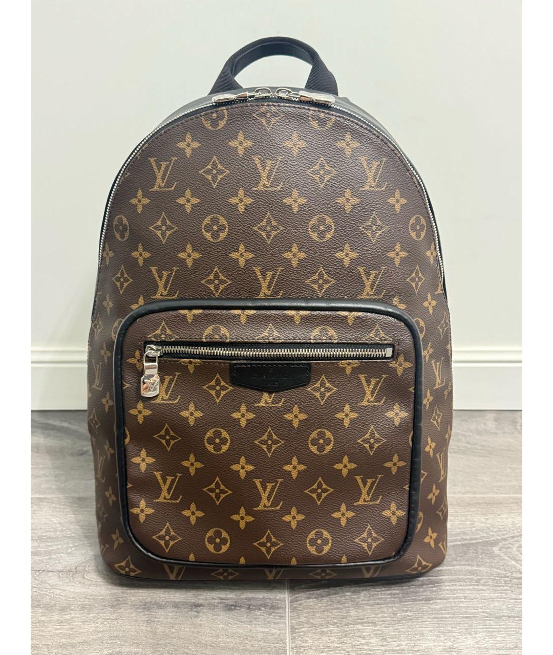 LOUIS VUITTON Коричневый рюкзак, фото 9