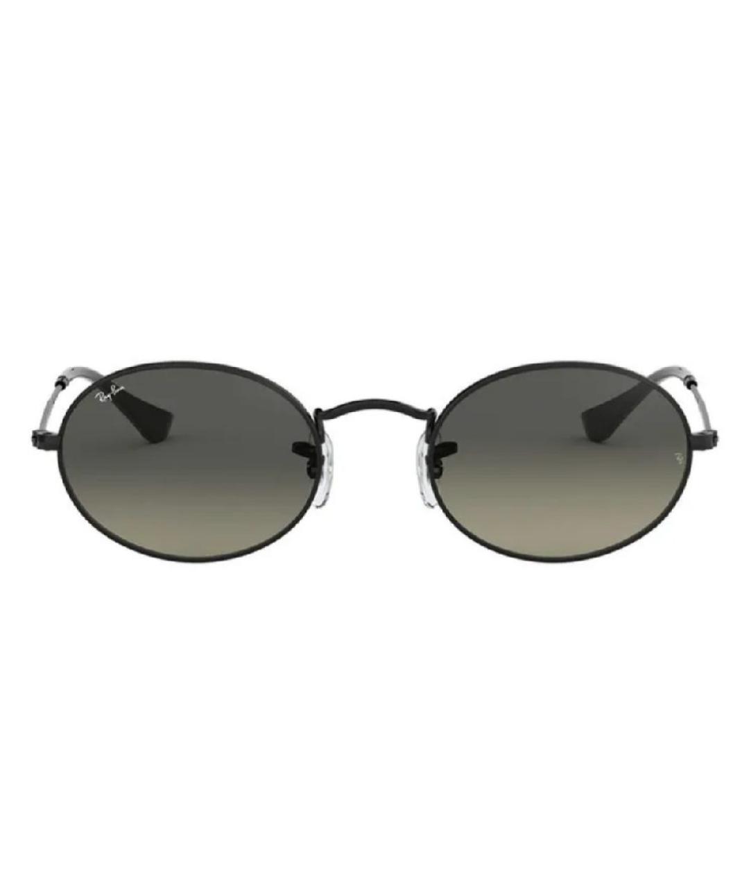 RAY BAN Черные металлические солнцезащитные очки, фото 6