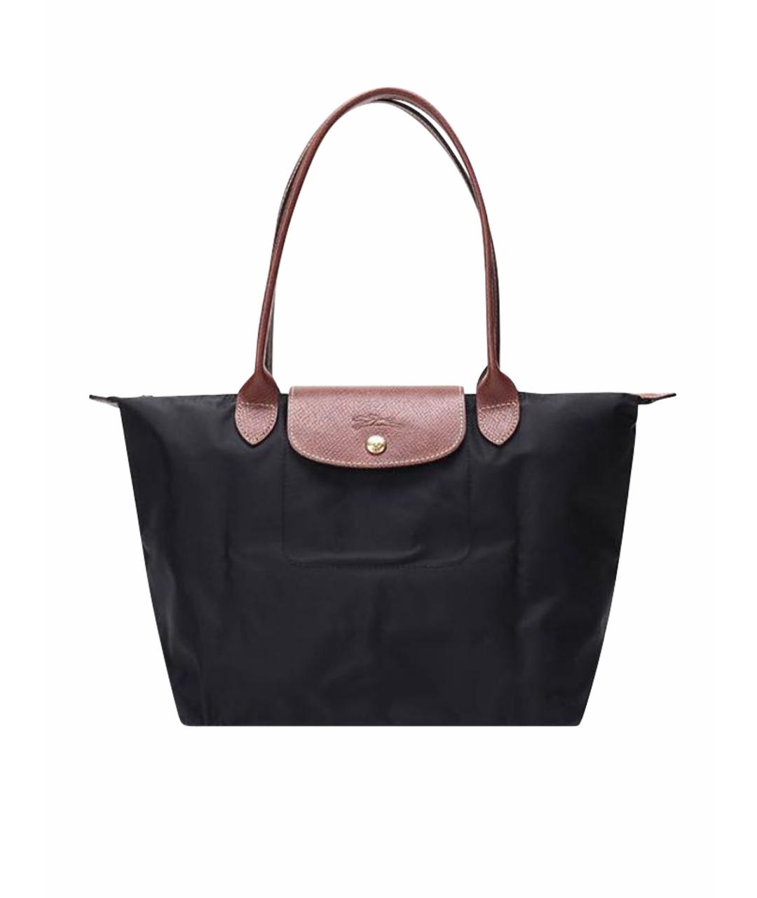 LONGCHAMP Черная сумка тоут, фото 1