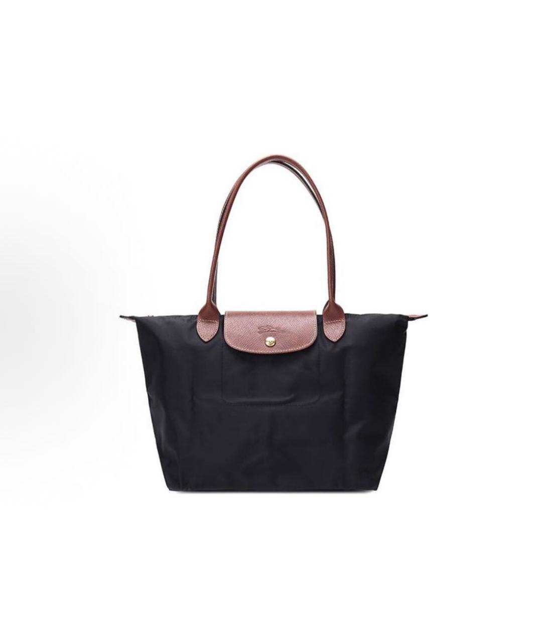 LONGCHAMP Черная сумка тоут, фото 4