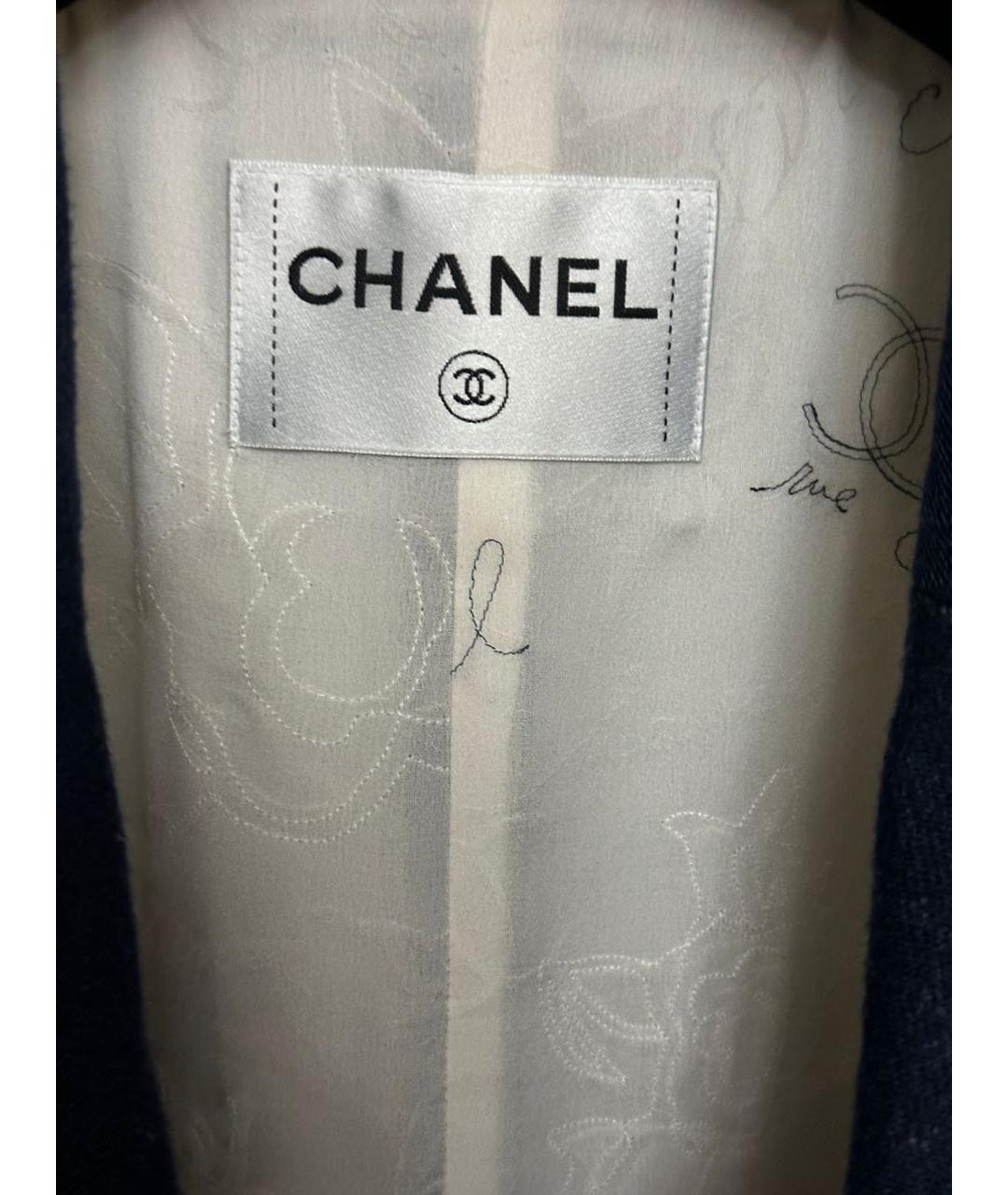 CHANEL Синее пальто, фото 5
