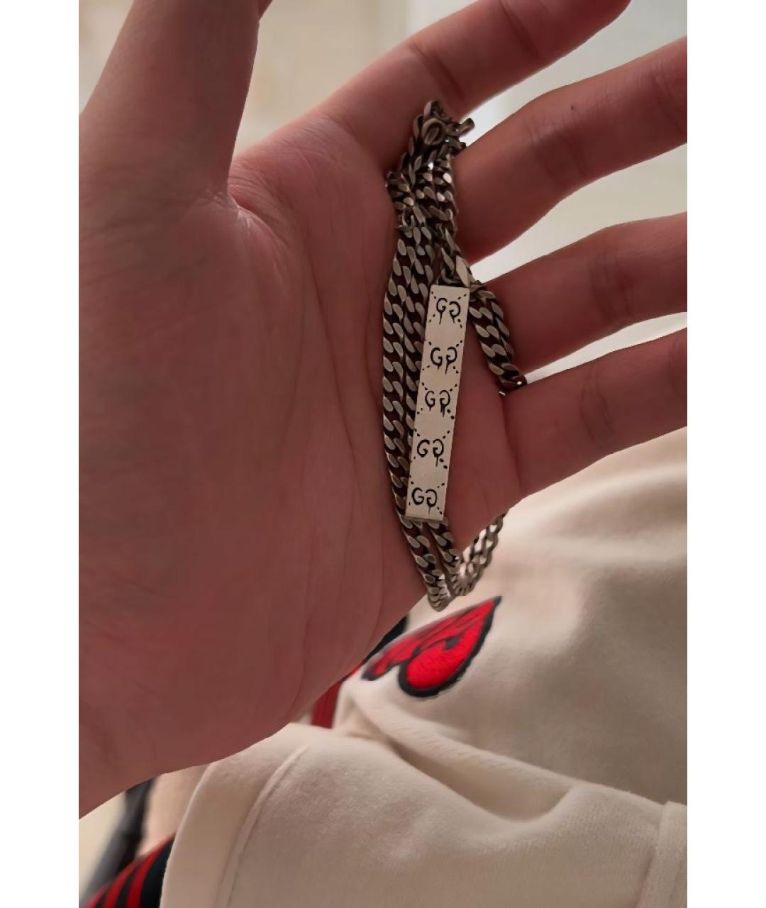 GUCCI Серебряная цепочка/подвеска, фото 3