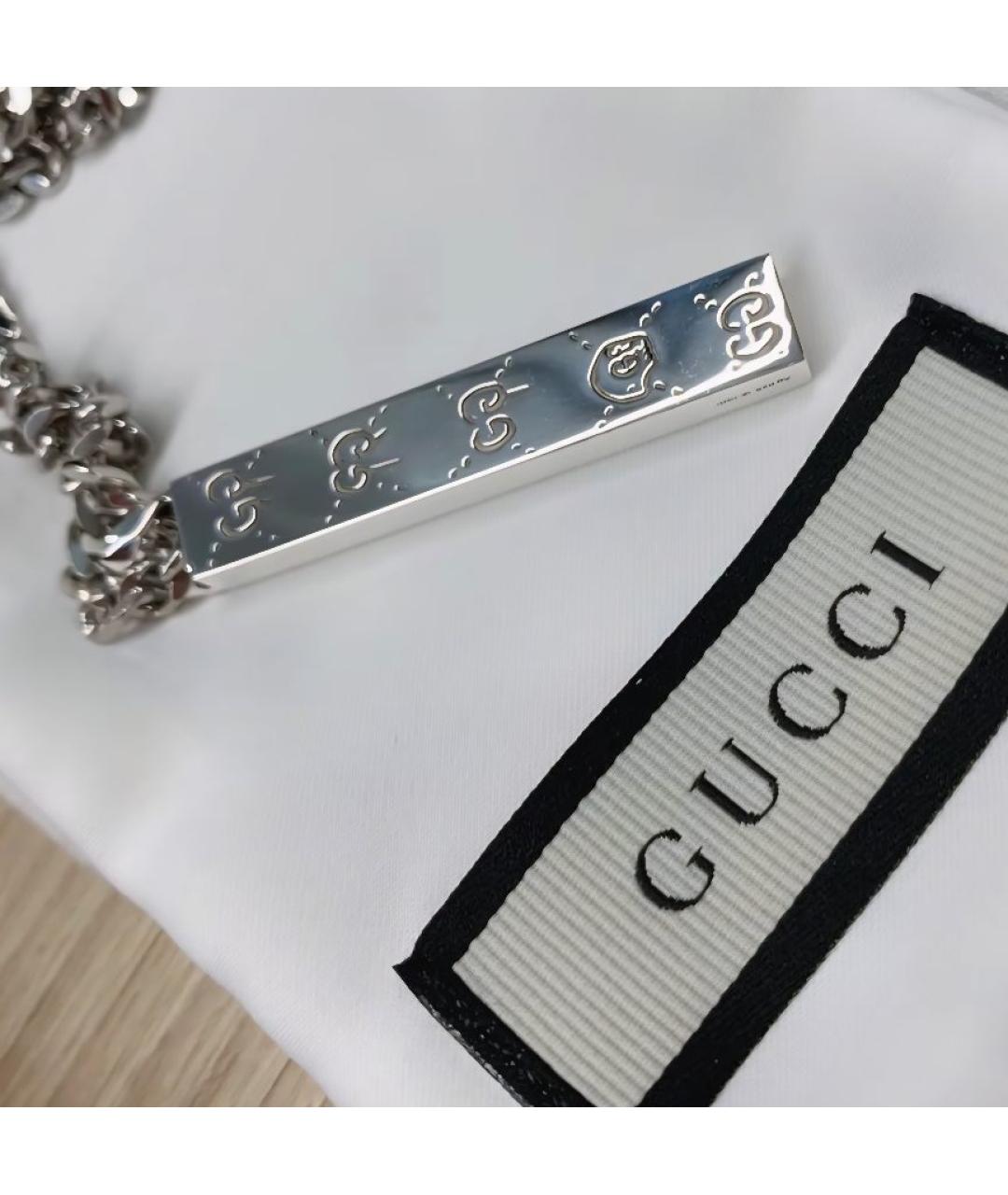 GUCCI Серебряная цепочка/подвеска, фото 7