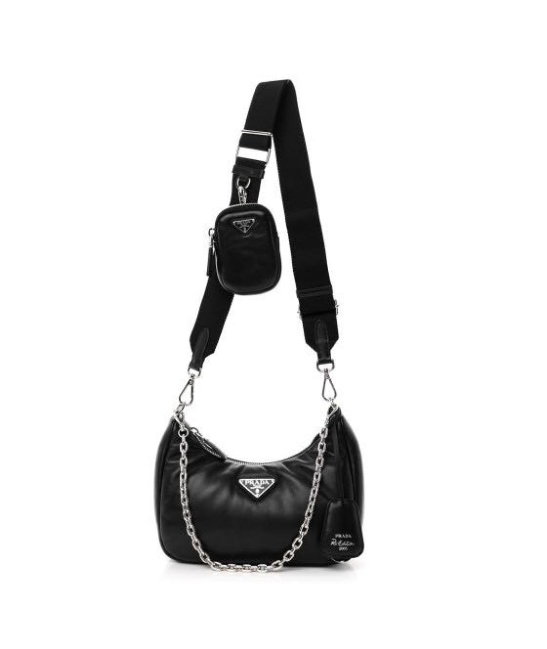 PRADA Черная сумка через плечо, фото 3