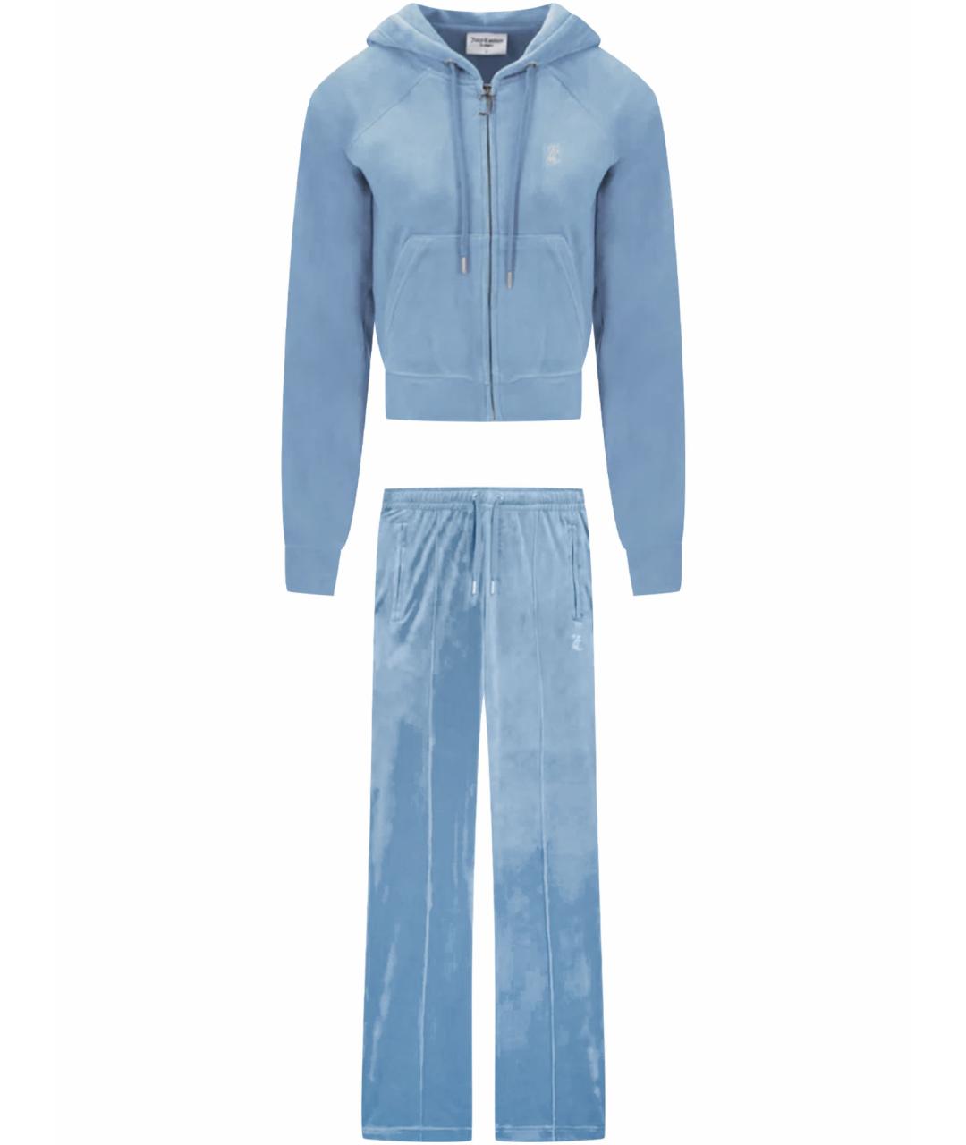 JUICY COUTURE Голубой полиэстеровый спортивные костюмы, фото 1