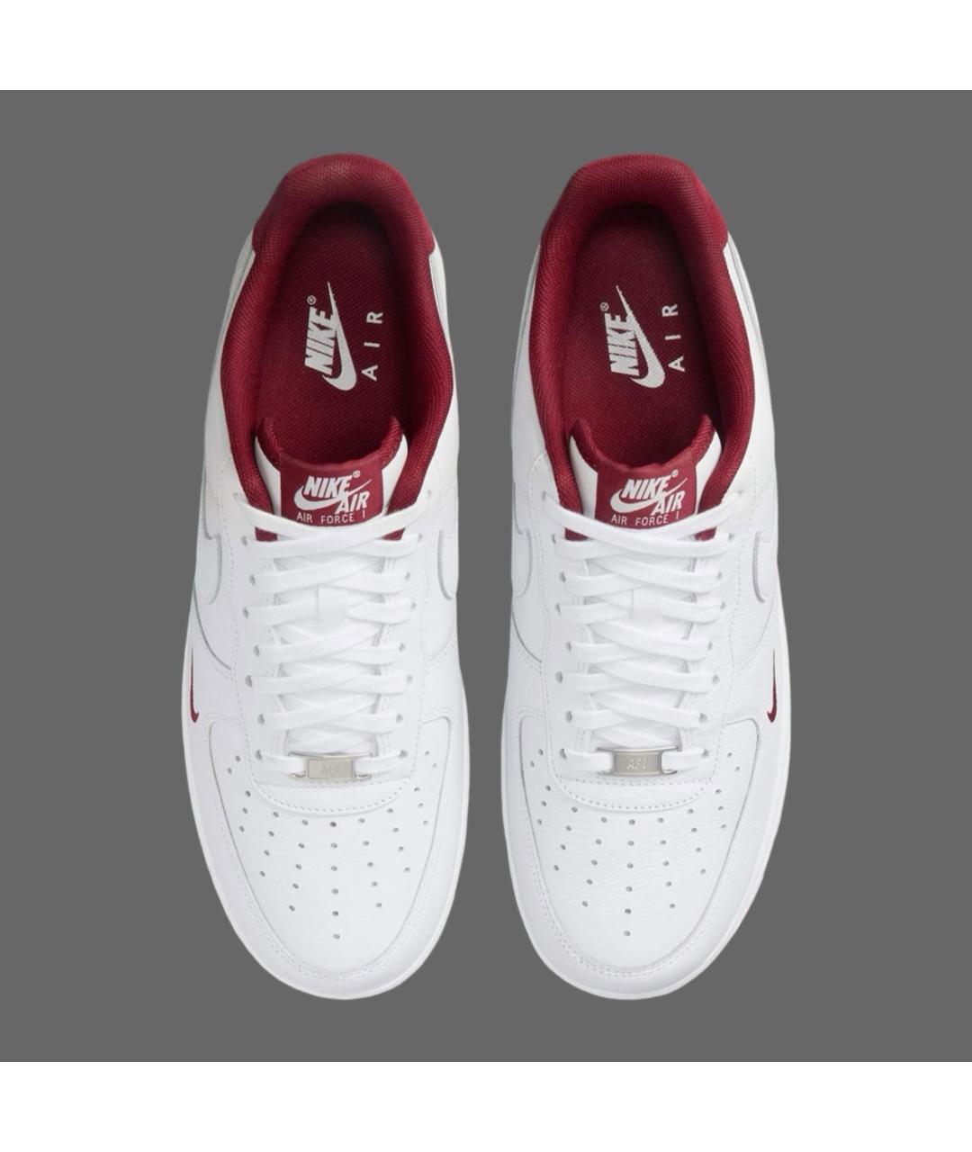 NIKE Белые кожаные низкие кроссовки / кеды, фото 3
