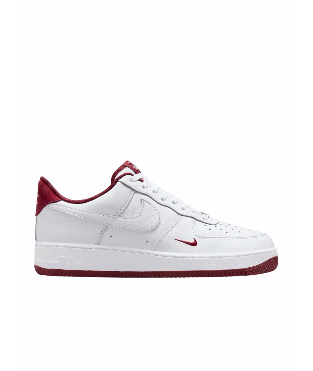 NIKE Белые кожаные низкие кроссовки / кеды, фото 1