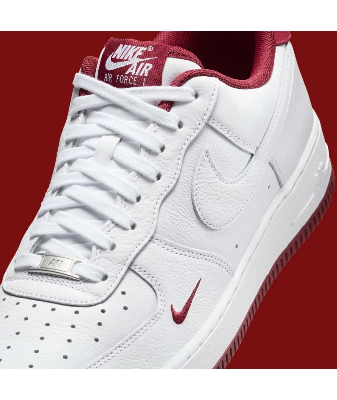 NIKE Белые кожаные низкие кроссовки / кеды, фото 6