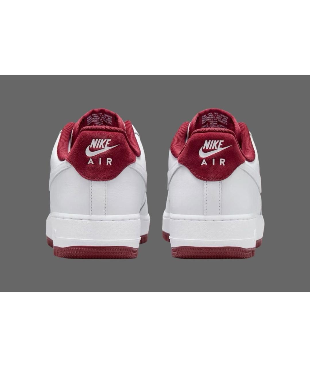 NIKE Белые кожаные низкие кроссовки / кеды, фото 4