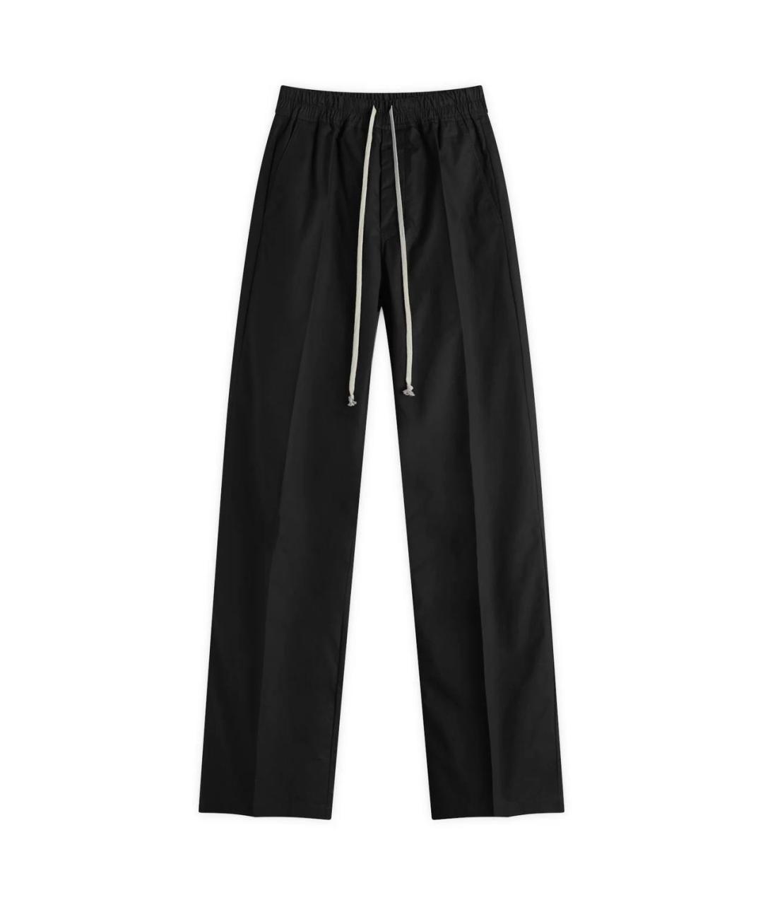 RICK OWENS Черные повседневные брюки, фото 8