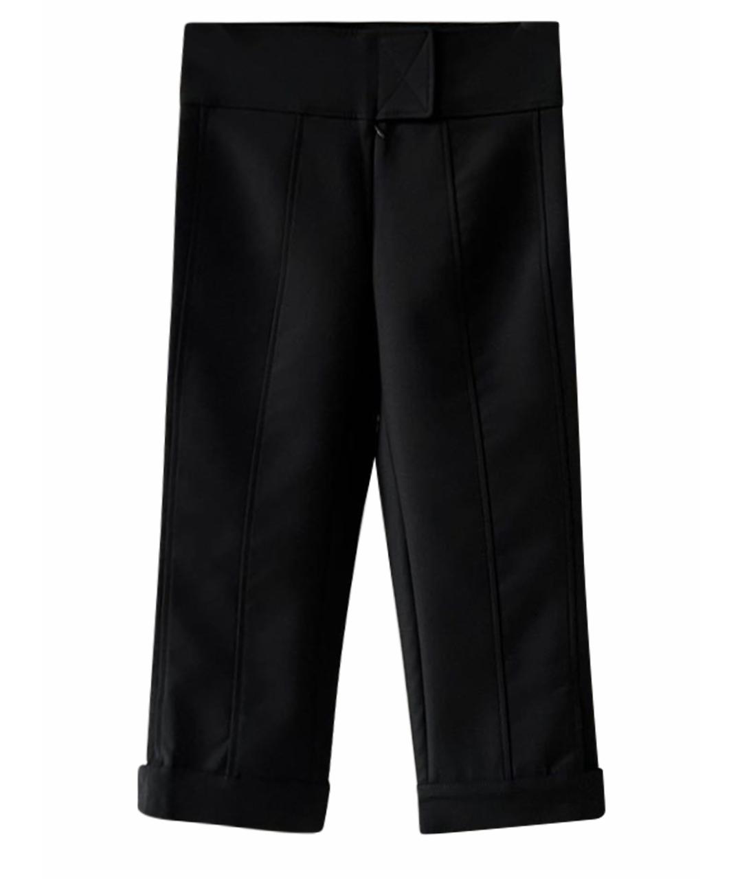 CHRISTIAN DIOR Черные шерстяные капри, фото 1