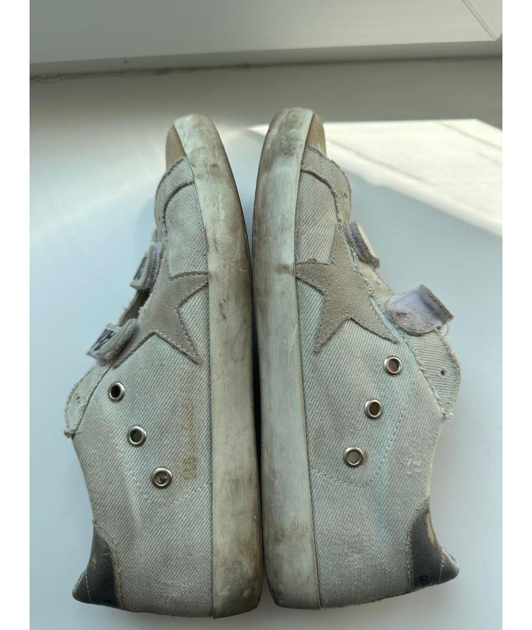 GOLDEN GOOSE DELUXE BRAND Бежевые замшевые кеды, фото 6
