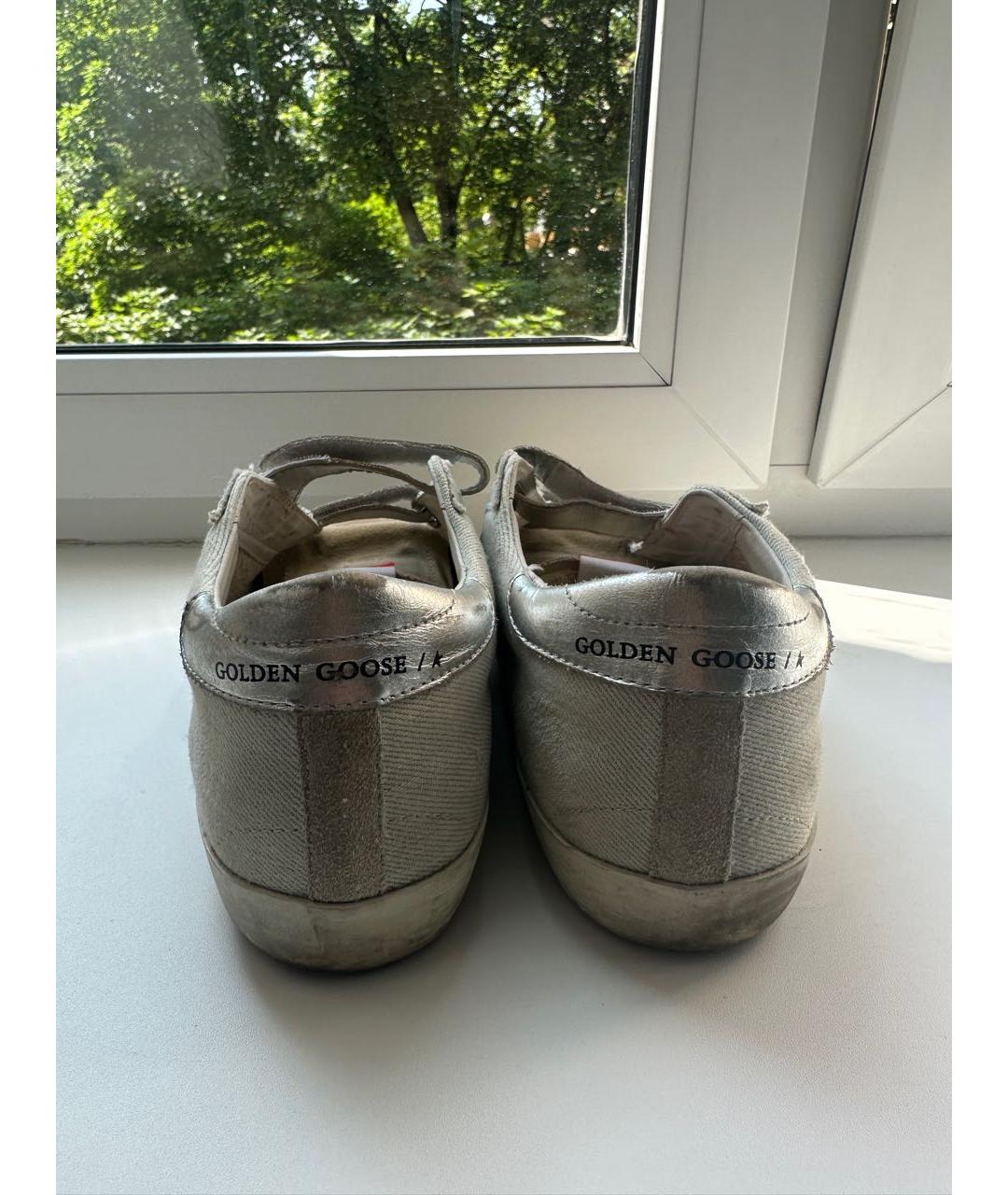 GOLDEN GOOSE DELUXE BRAND Бежевые замшевые кеды, фото 4