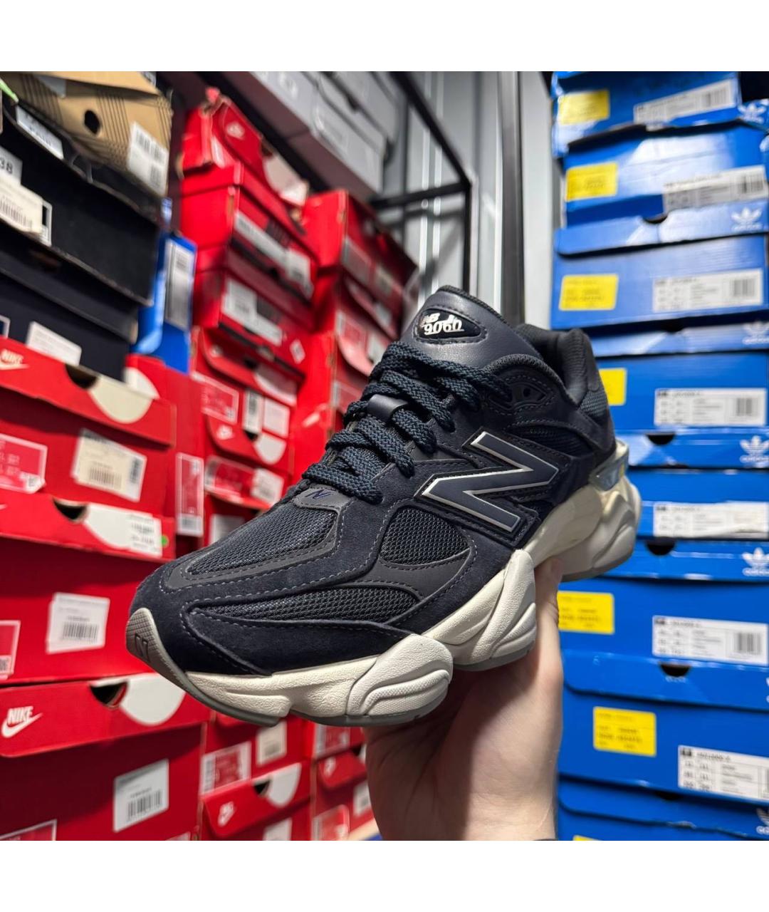 NEW BALANCE Темно-синие низкие кроссовки / кеды, фото 3