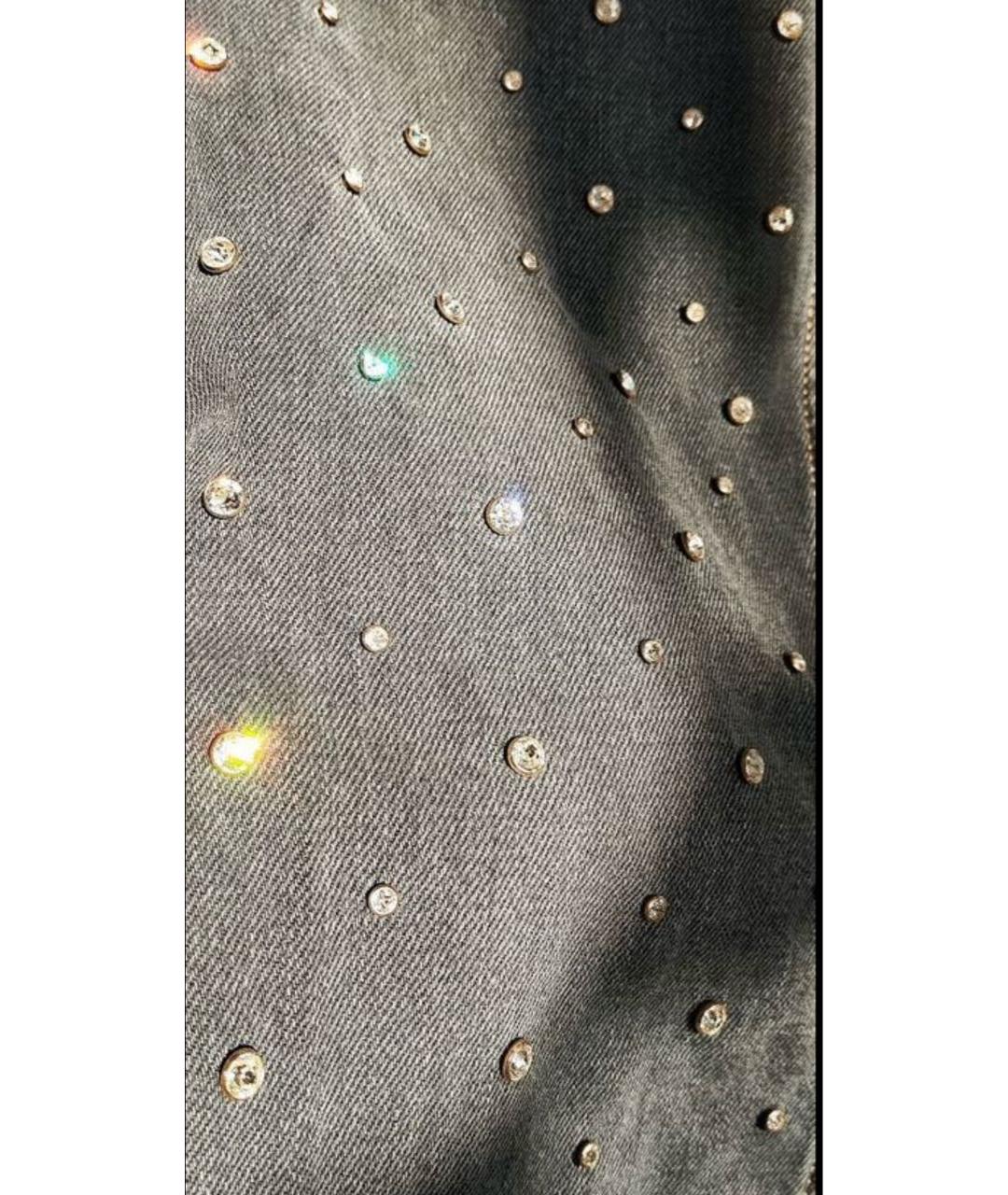 ISABEL MARANT Серые хлопковые прямые джинсы, фото 8