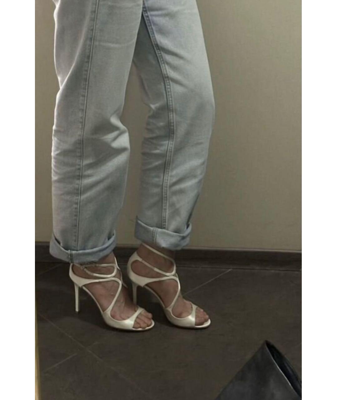JIMMY CHOO Белые босоножки, фото 5
