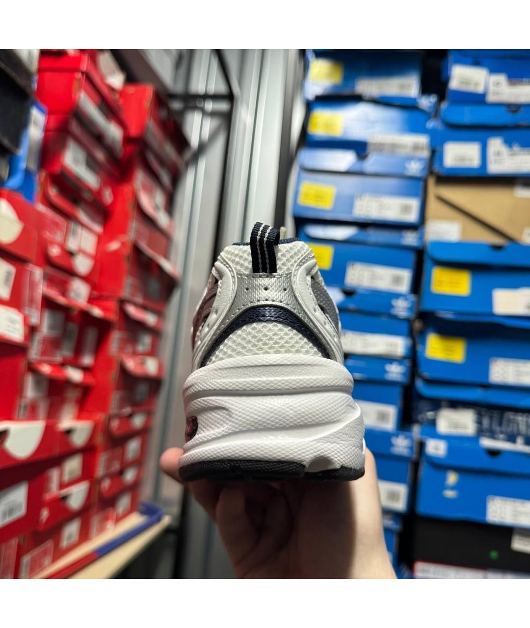 NEW BALANCE Белые низкие кроссовки / кеды, фото 6