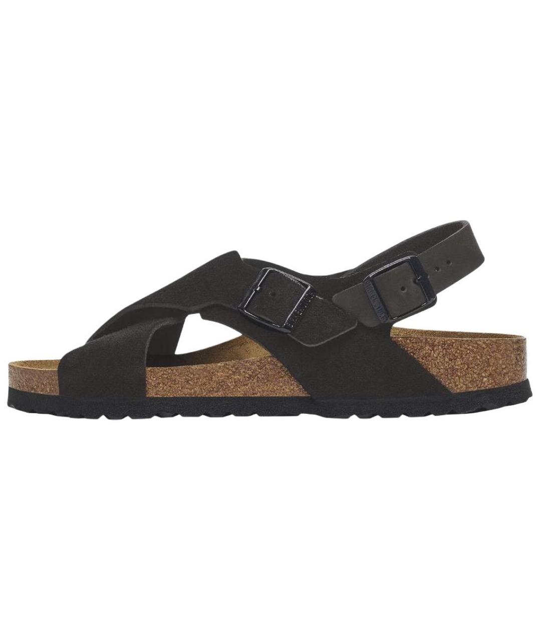 BIRKENSTOCK Черные замшевые сандалии, фото 6
