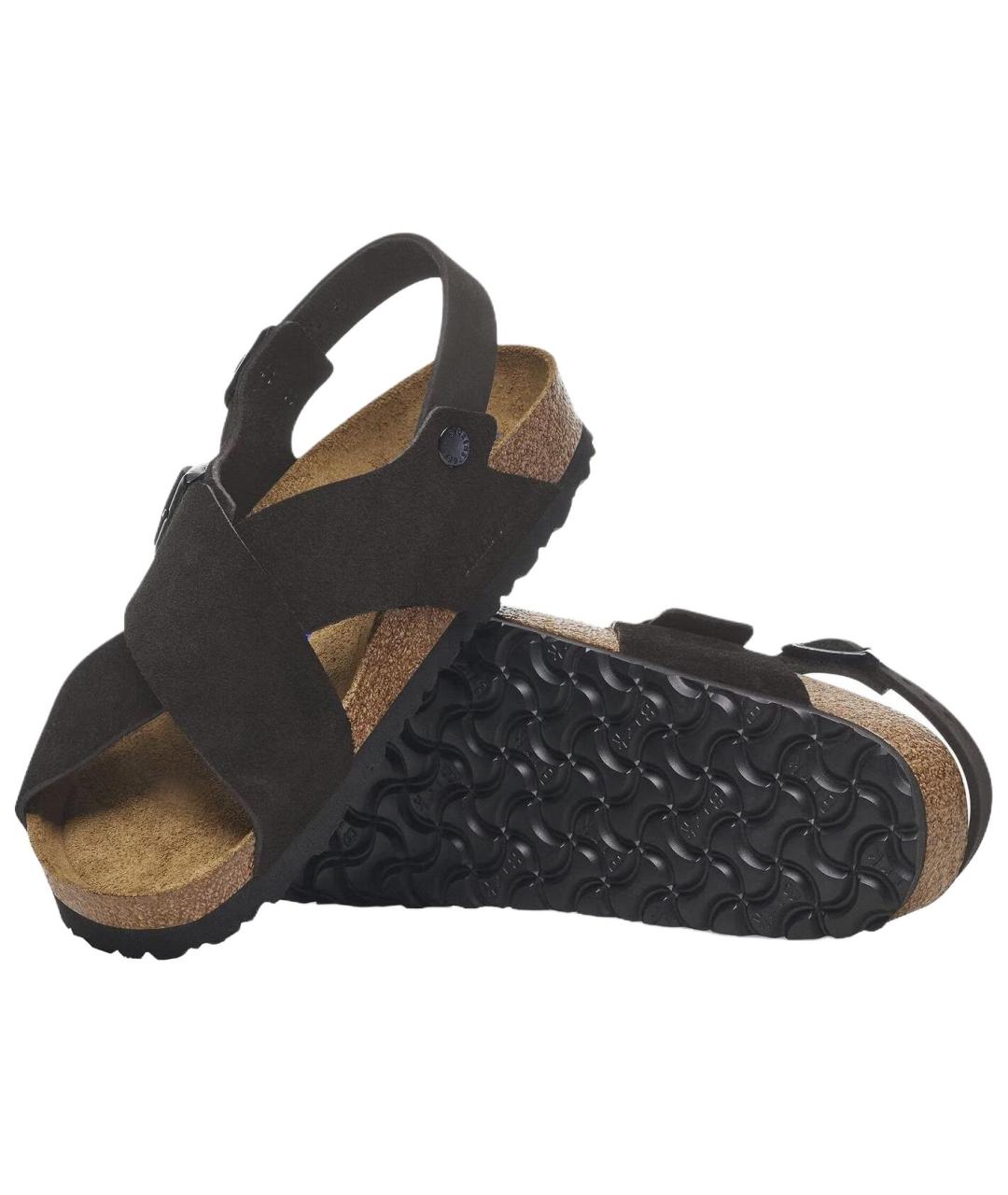 BIRKENSTOCK Черные замшевые сандалии, фото 5