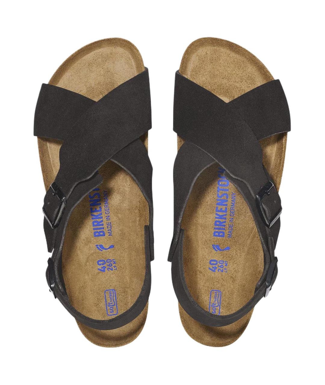 BIRKENSTOCK Черные замшевые сандалии, фото 4