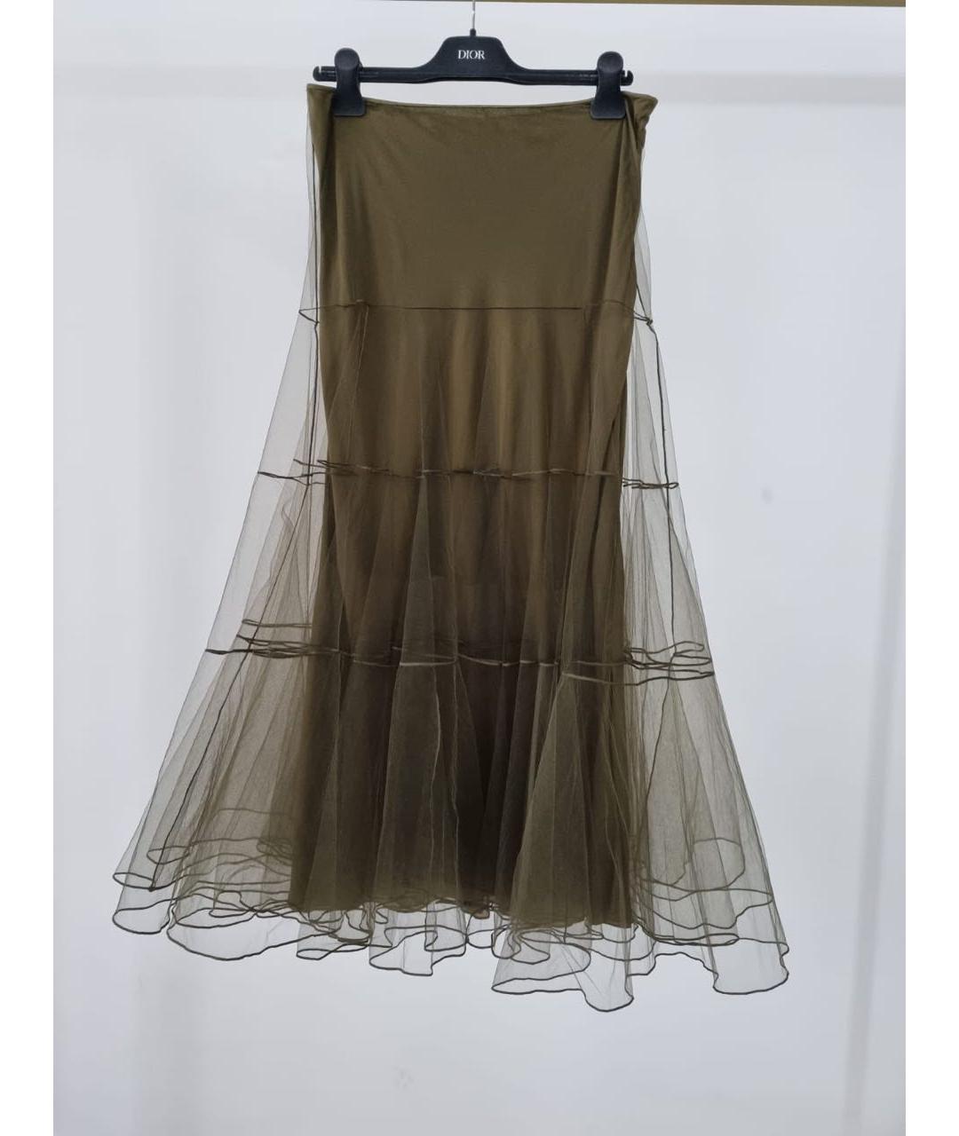 CHRISTIAN DIOR Полиэстеровая юбка миди, фото 9