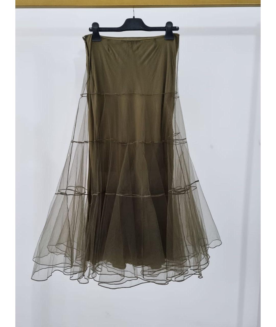 CHRISTIAN DIOR Полиэстеровая юбка миди, фото 2