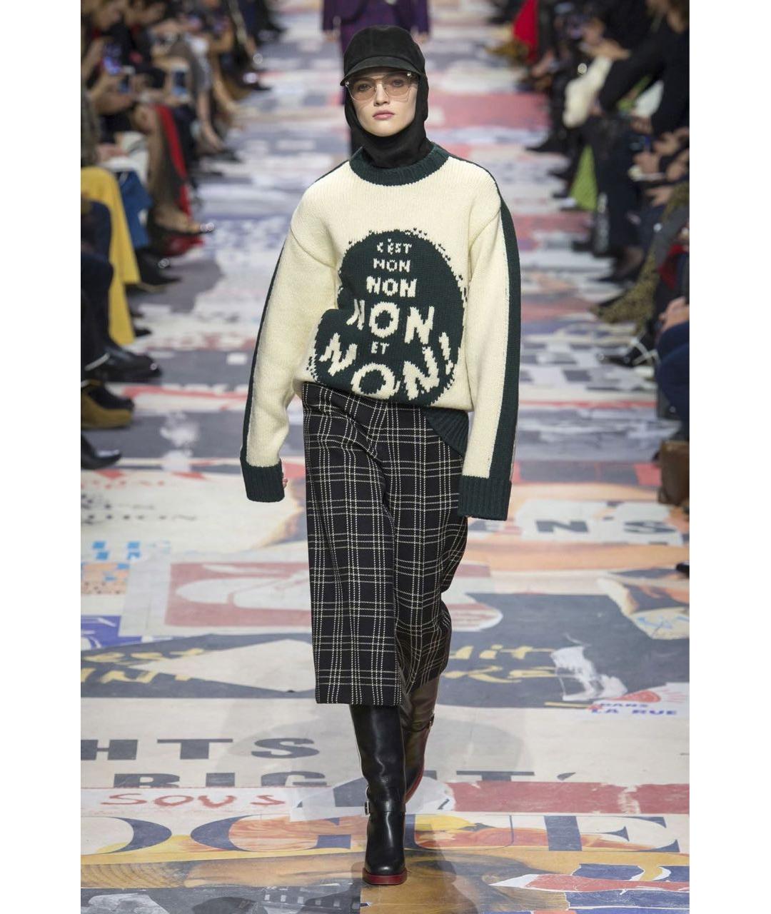 CHRISTIAN DIOR Шерстяные капри, фото 5