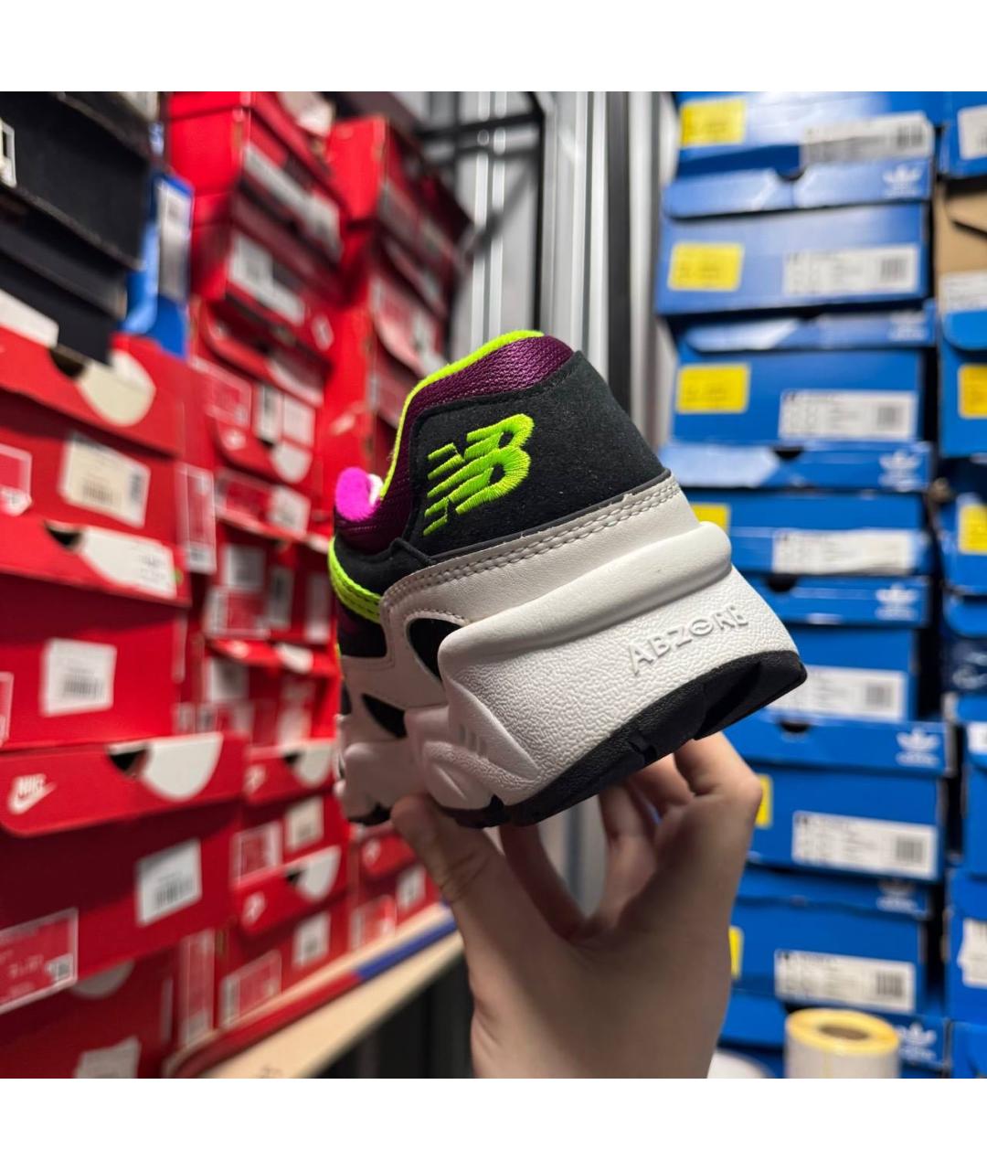 NEW BALANCE Фиолетовые низкие кроссовки / кеды, фото 7