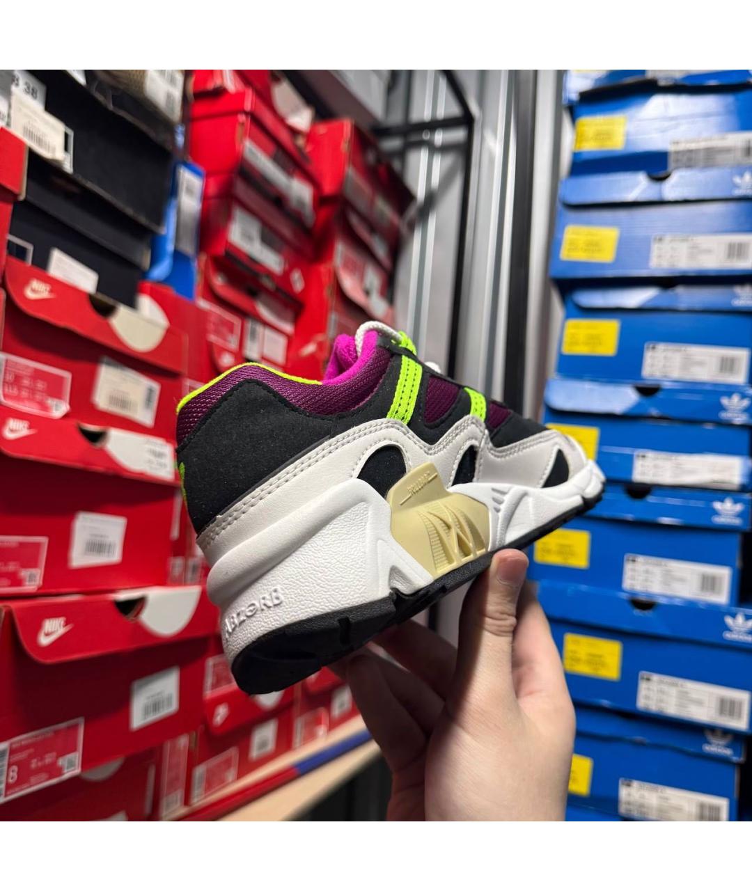 NEW BALANCE Фиолетовые низкие кроссовки / кеды, фото 6