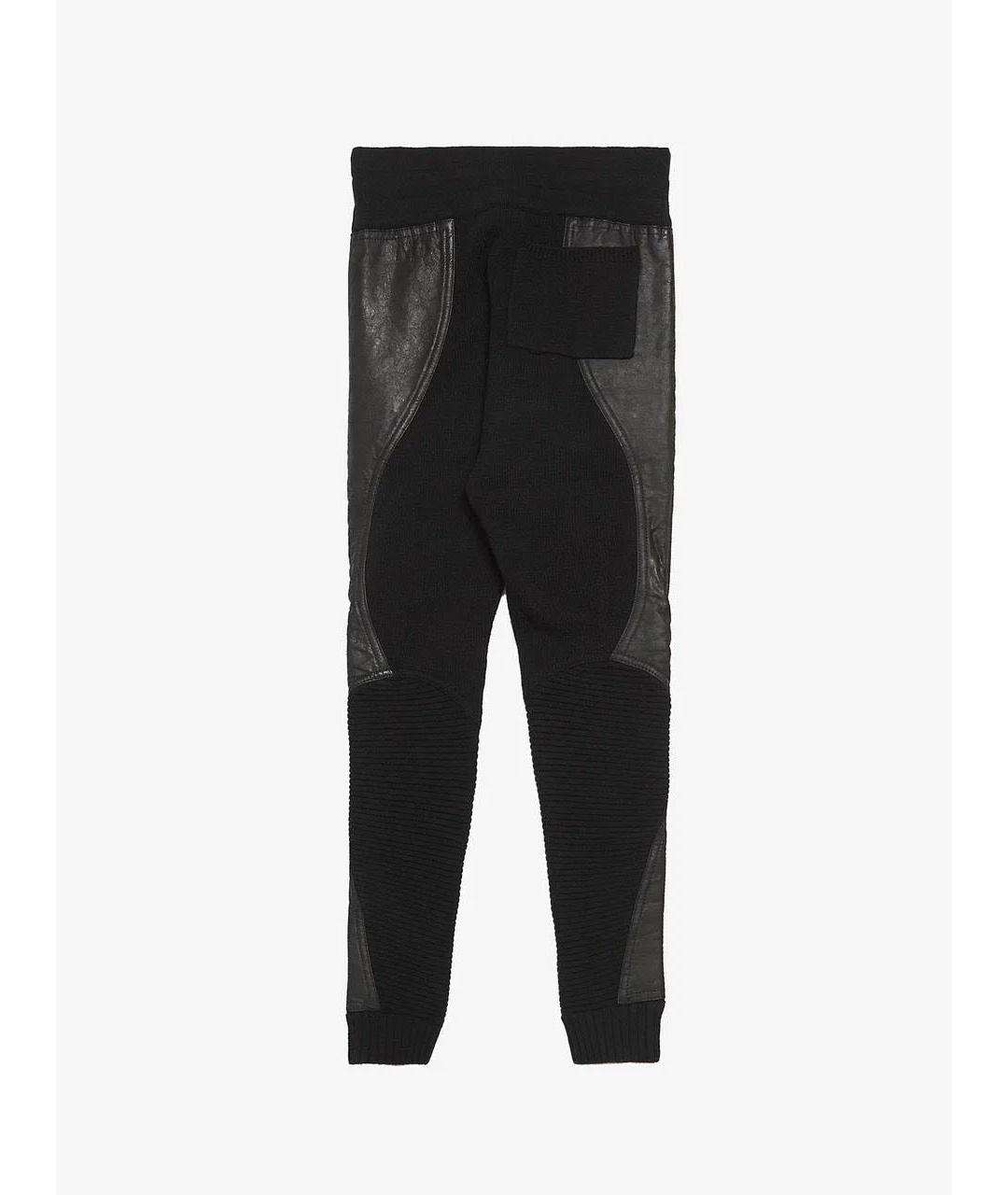 HAIDER ACKERMANN Черные шерстяные брюки узкие, фото 2