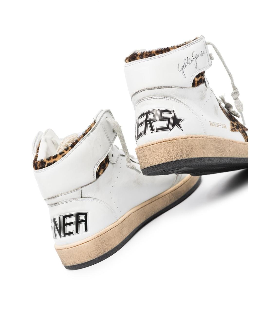 GOLDEN GOOSE DELUXE BRAND Белые кожаные кеды, фото 2