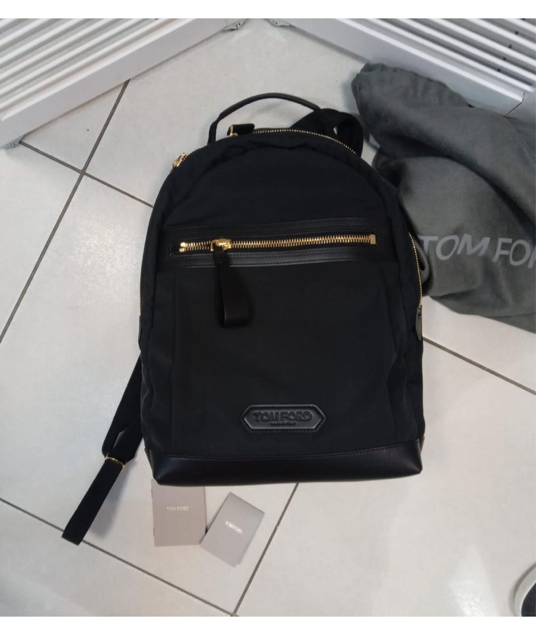 TOM FORD Черный рюкзак, фото 2