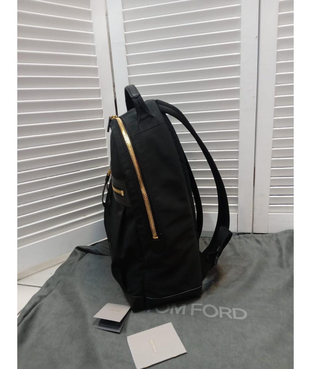 TOM FORD Черный рюкзак, фото 4