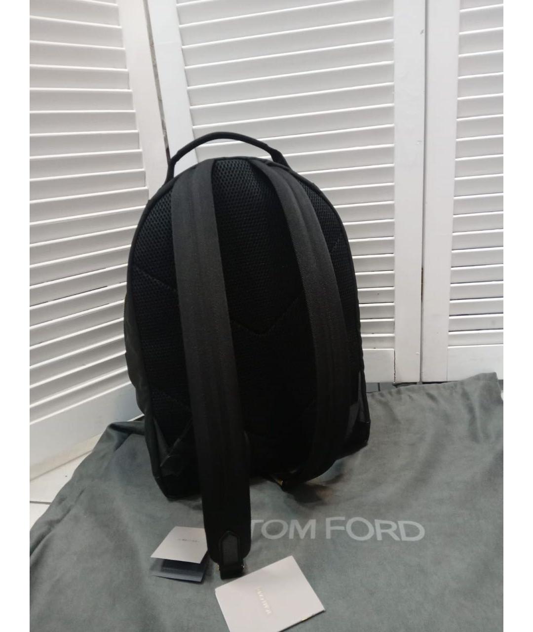 TOM FORD Черный рюкзак, фото 3