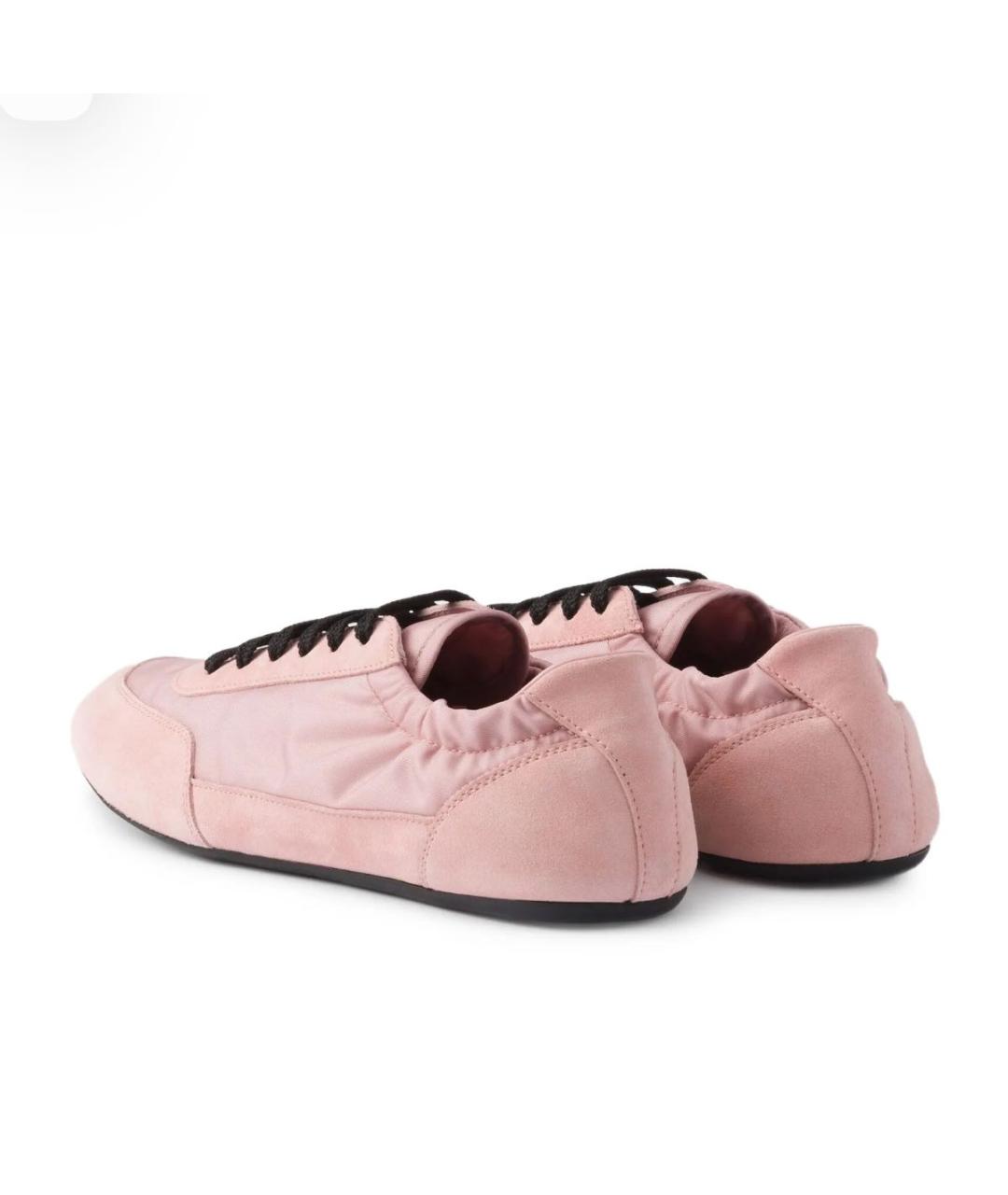 PRADA Розовые кроссовки, фото 3