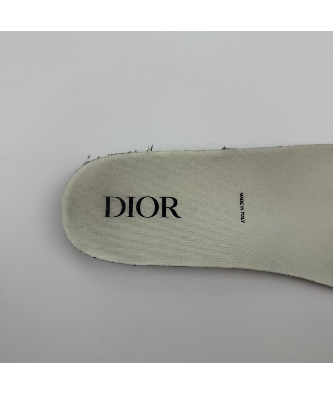 CHRISTIAN DIOR Серые высокие кроссовки / кеды, фото 6