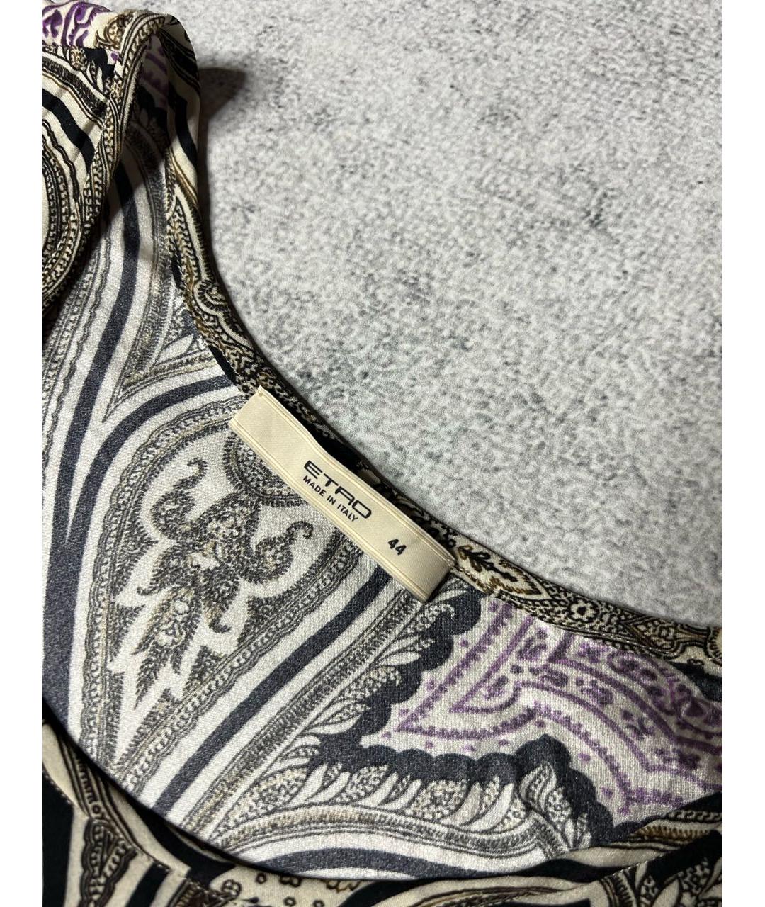 ETRO Мульти шелковая футболка, фото 5