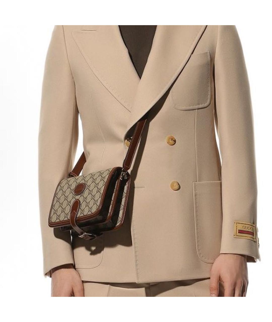 GUCCI Кожаная сумка через плечо, фото 5