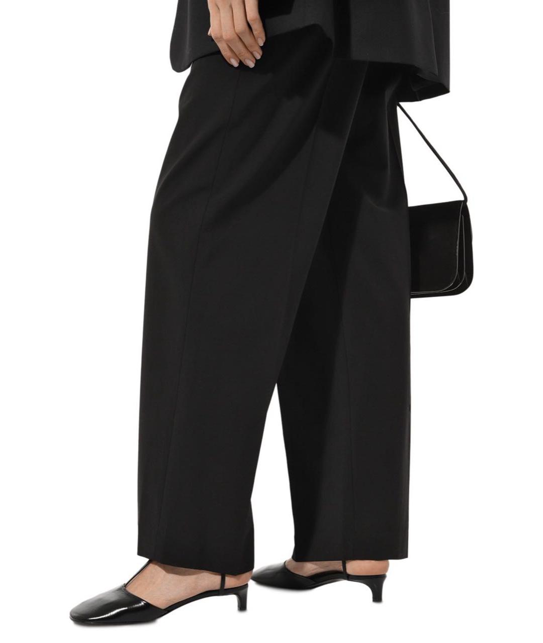 JIL SANDER Черные кожаные босоножки, фото 4