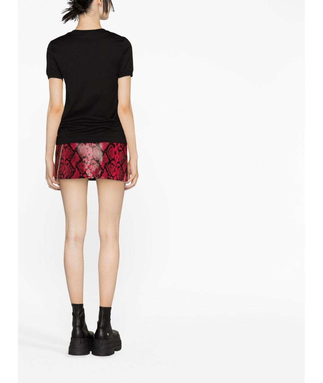 DOLCE&GABBANA Черная хлопковая футболка, фото 4