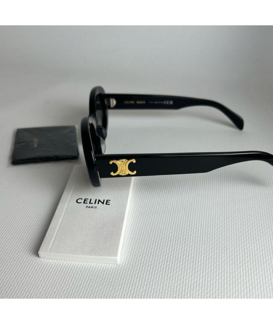 CELINE Черные солнцезащитные очки, фото 4