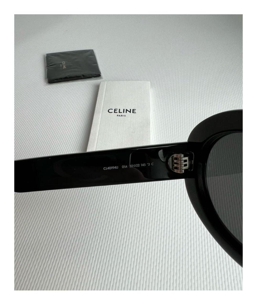 CELINE Черные солнцезащитные очки, фото 8