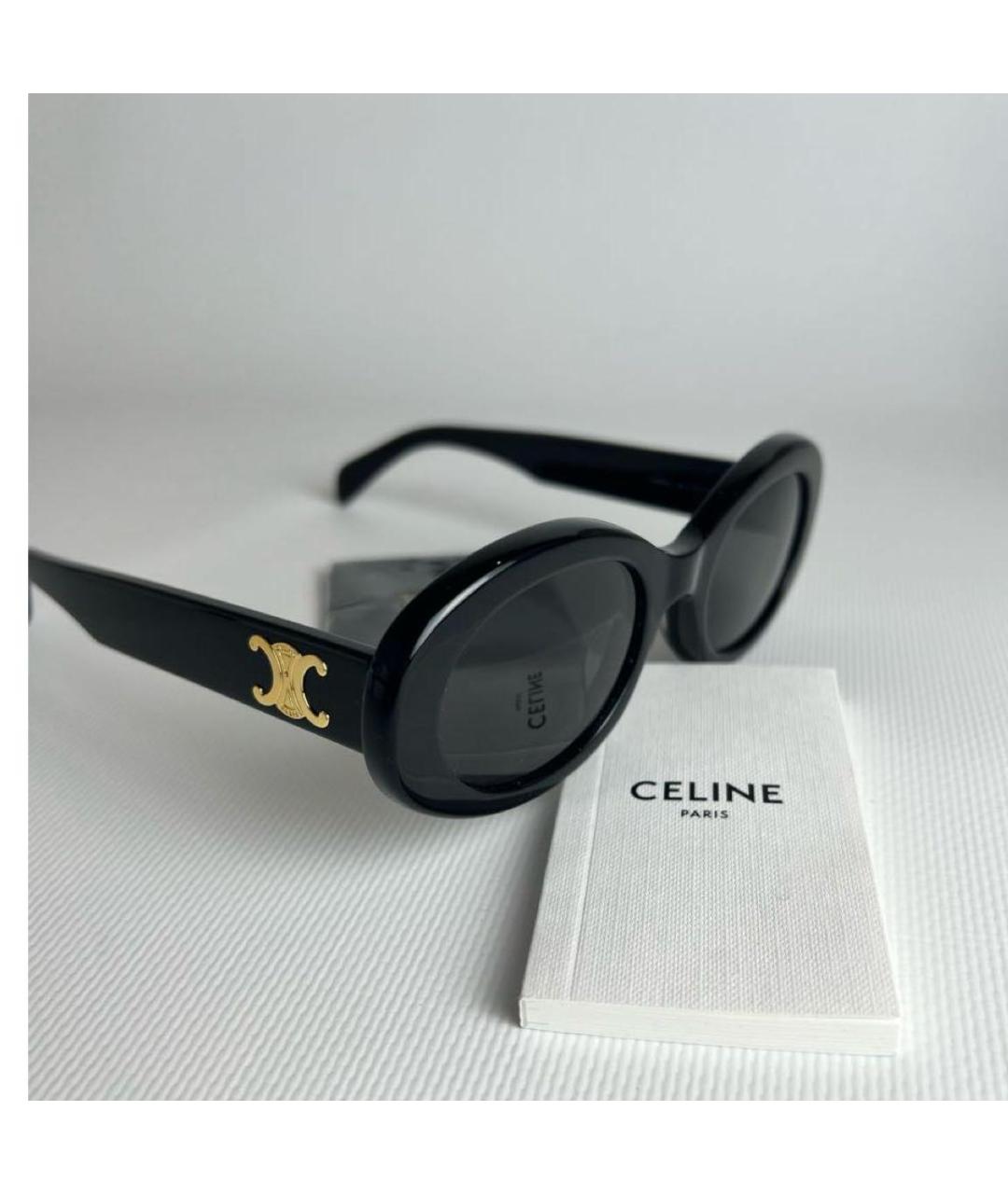 CELINE Черные солнцезащитные очки, фото 6