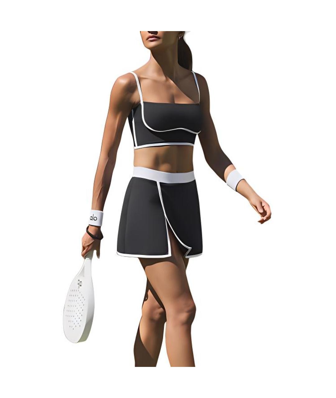 ALO YOGA Черные спортивные брюки и шорты, фото 3