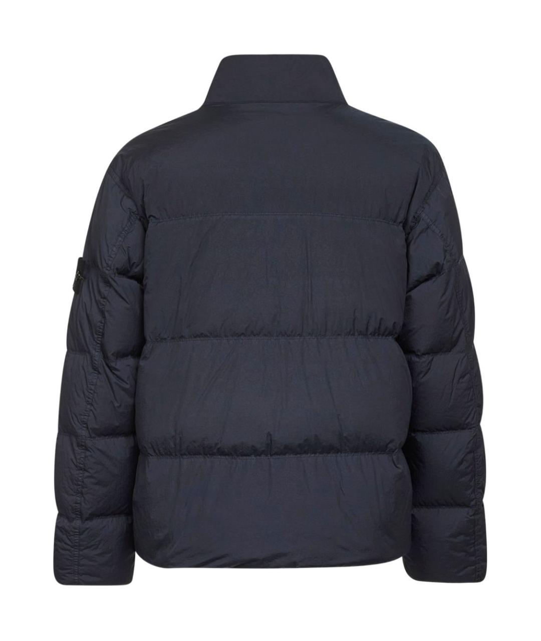 STONE ISLAND Темно-синяя полиамидовая куртка, фото 2