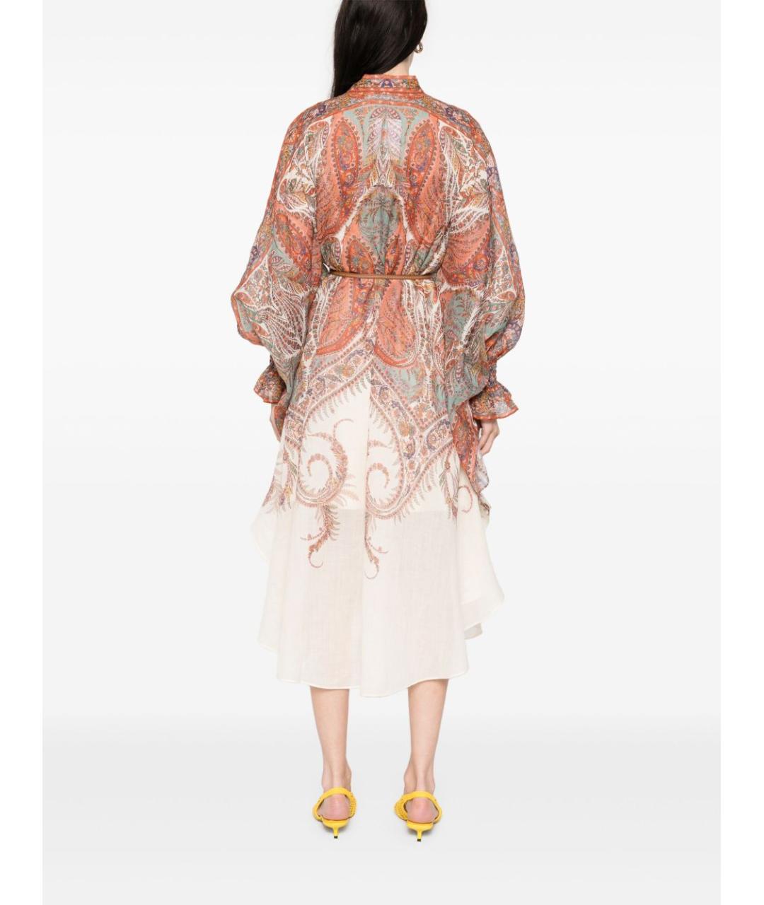 ZIMMERMANN Мульти хлопковое повседневное платье, фото 2