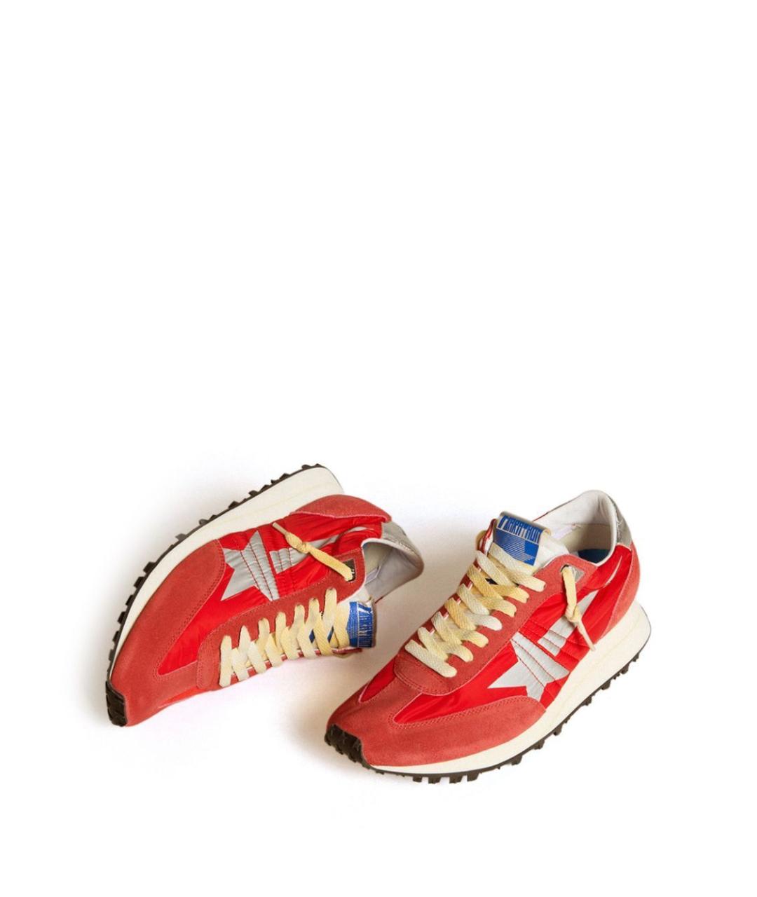 GOLDEN GOOSE DELUXE BRAND Красные кроссовки, фото 4