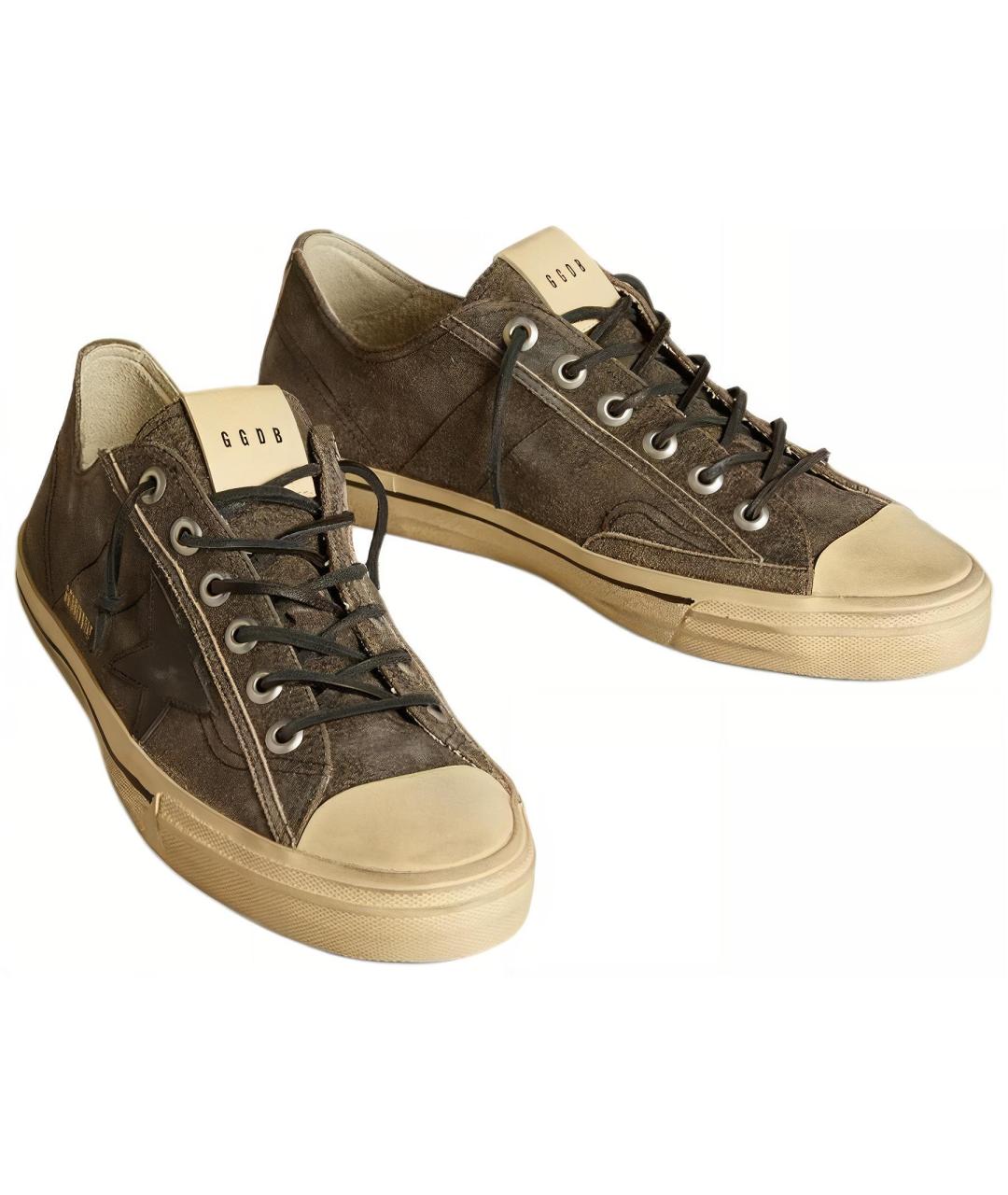 GOLDEN GOOSE DELUXE BRAND Черные низкие кроссовки / кеды, фото 3
